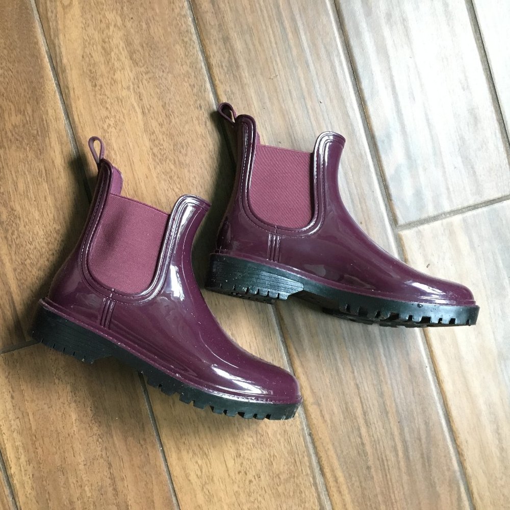 Xappeal Rayne Burgundy Rain Boots